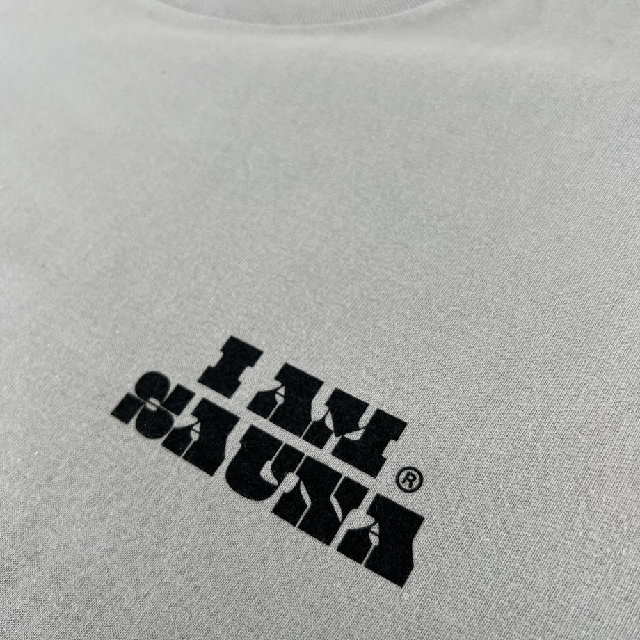 「Iam Sauna」 半袖GoodsTシャツ (BOAD) GRY