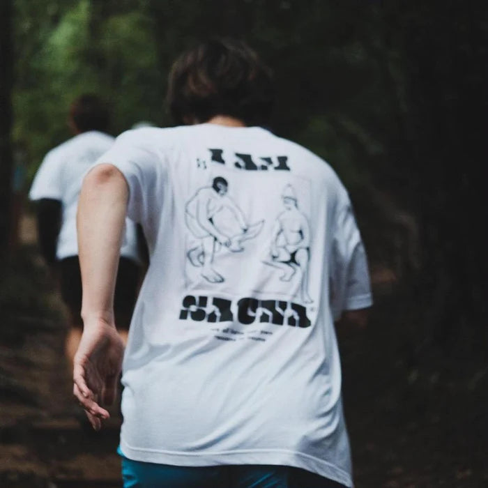 「Iam Sauna」ドライシルキータッチ 半袖 Tシャツ (NEPPA) WHT