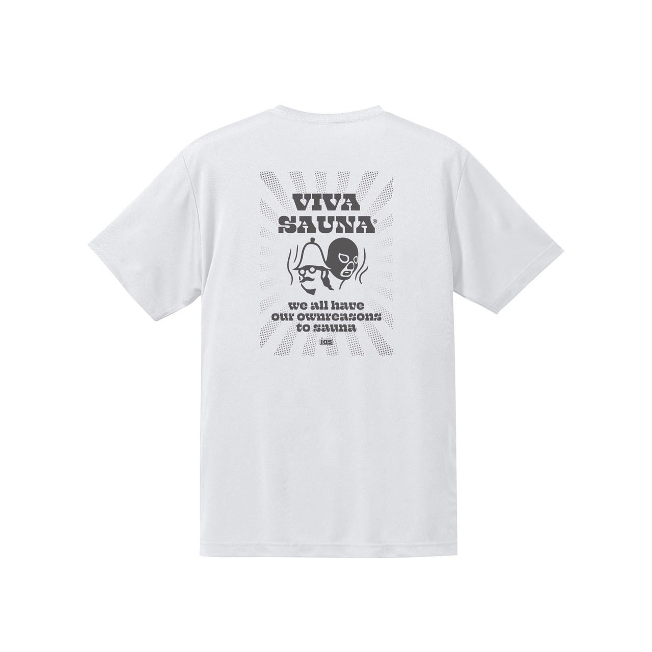 「Iam Sauna」 半袖GoodsTシャツ (VIVA) WHT