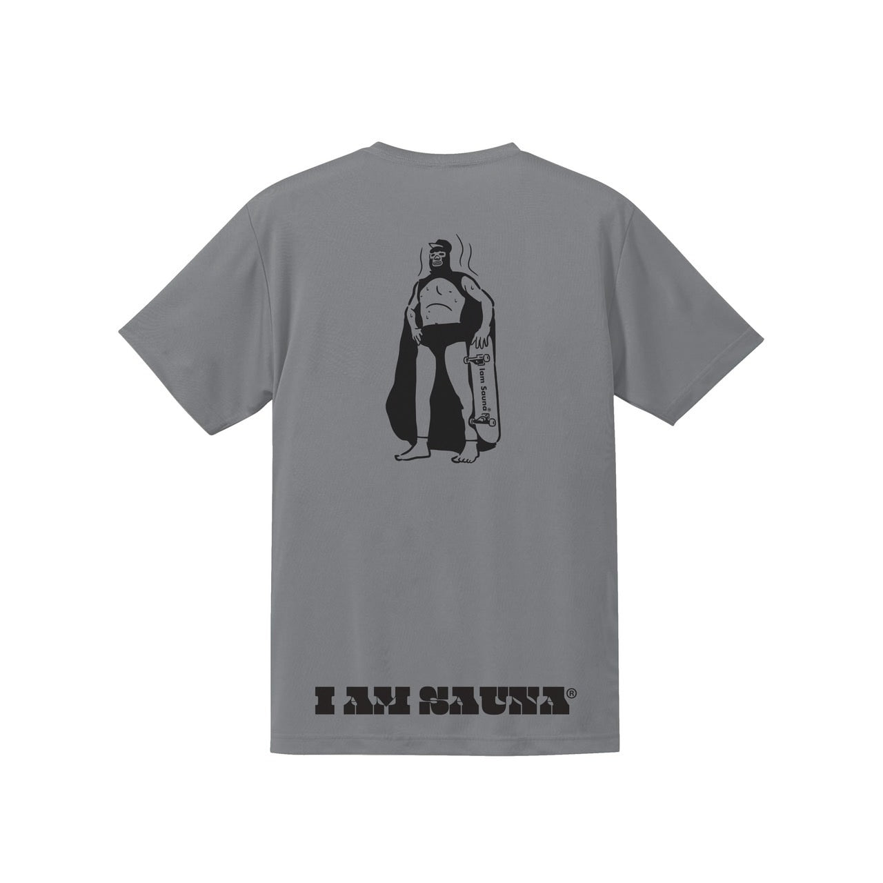 「Iam Sauna」 半袖GoodsTシャツ (BOAD) GRY