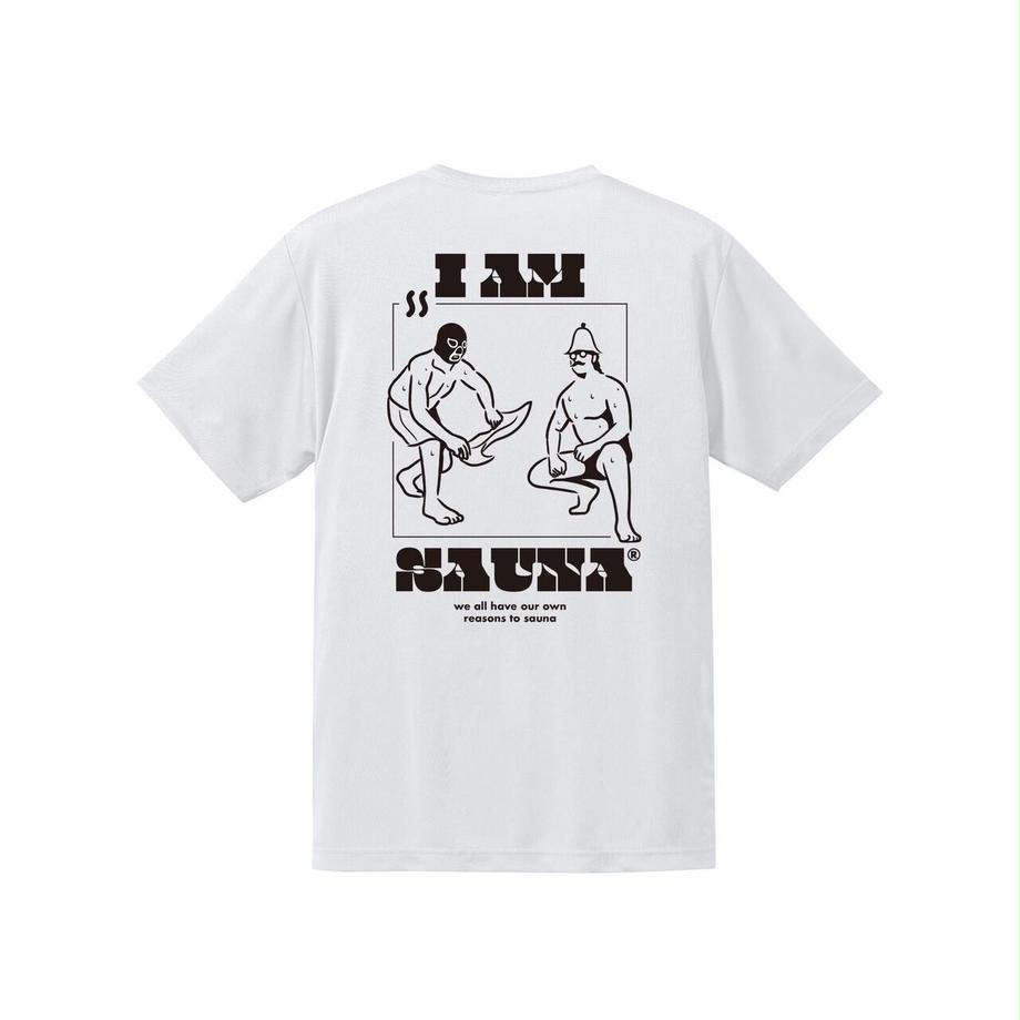 「Iam Sauna」 半袖GoodsTシャツ (NEPPA) WHT