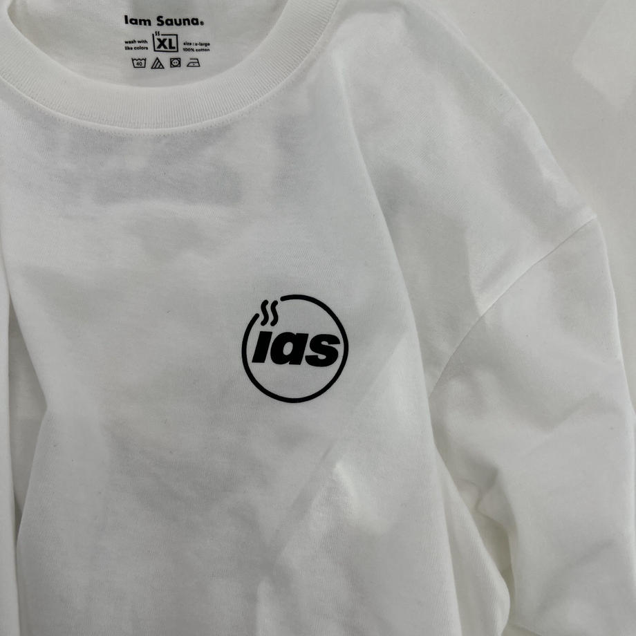 「Iam Sauna」長袖GoodsTシャツ (NEPPA) WHT